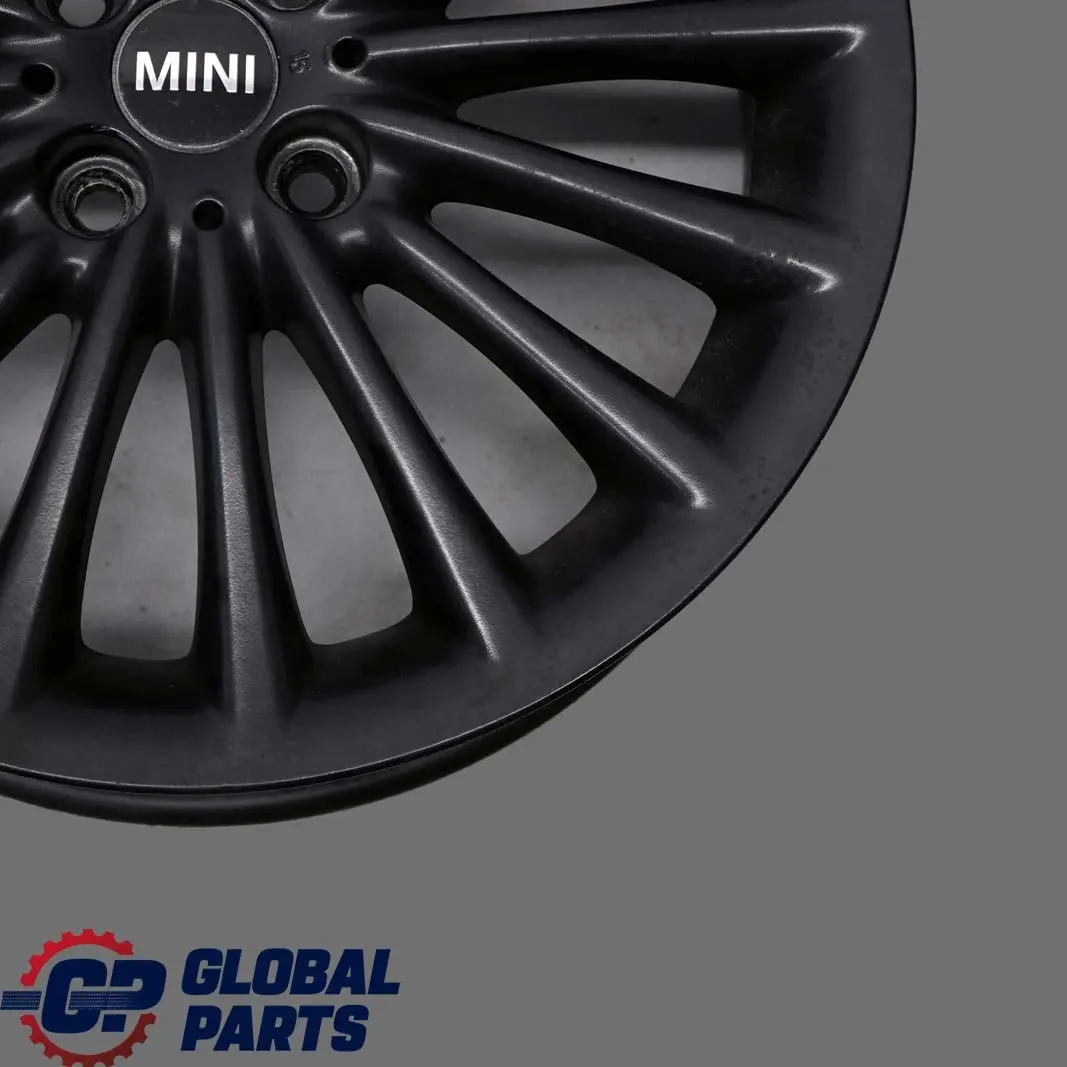 Schwarz Alufelge Alu Felge 17" 7J Multi Spoke 108 für Mini Cooper R50 R56 mit Teilenummer 6791464 Mini Cooper R50 R56 Schwarz Alufelge Alu Felge 17" 7J Multi Spoke 108 - SKU 6791464-2 - Teilenummer 6791464