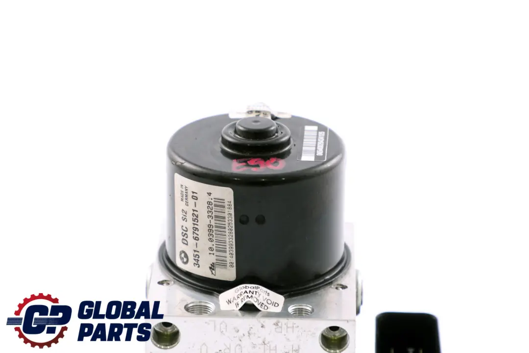 ABS DSC Module Pump ECU Hydro Unit 6777159 to BMW E87 E90 E91 with Part number 6791521 BMW E87 E90 E91 ABS DSC Module Pump ECU Hydro Unit 6777159 - SKU 6791521-2 - Part number 6791521