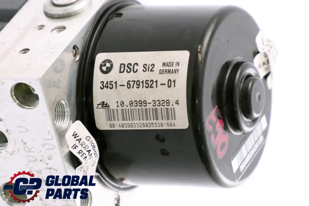 ABS DSC Module Pompe ecu Hydro Unit 6777159 pour BMW E87 E90 E91 à propos du numéro de pièce 6791521 BMW E87 E90 E91 ABS DSC Module Pompe ecu Hydro Unit 6777159 - SKU 6791521-2 - Numéro de pièce 6791521