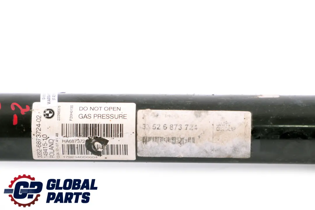 Strut Shock Absorber Rear Left Right N/O/S 7542278 to BMW F20 F21 LCI Spring with Part number 6873724 BMW F20 F21 LCI Spring Strut Shock Absorber Rear Left Right N/O/S 7542278 - SKU 6791586 - Part number 6873724