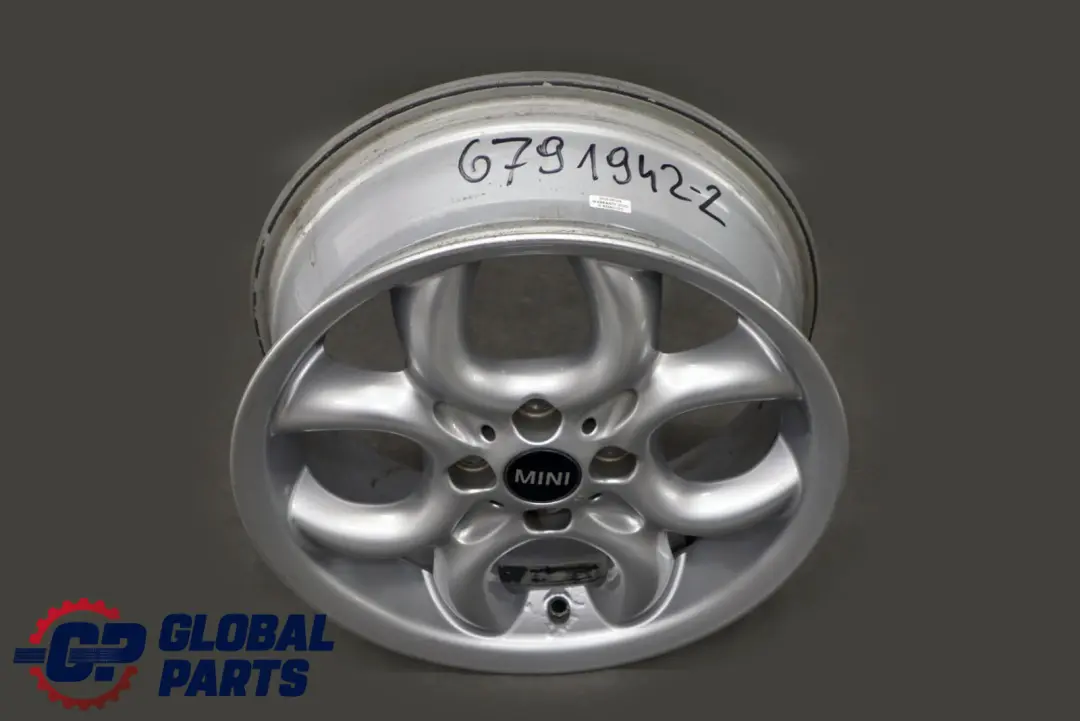 Alloy Rim 16" 6,5J ET:48 4 Hole Circular Spoke 120 to Mini Cooper R55 R56 Wheel with Part number 6791942 Mini Cooper R55 R56 Wheel Alloy Rim 16" 6,5J ET:48 4 Hole Circular Spoke 120 - SKU 6791942-2 - Part number 6791942