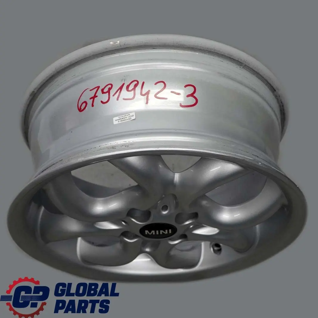 Alloy Rim 16" ET:48 6,5J 4 Hole Circular Spoke 120 to Mini Cooper R55 R56 Wheel with Part number 6791942 Mini Cooper R55 R56 Wheel Alloy Rim 16" ET:48 6,5J 4 Hole Circular Spoke 120 - SKU 6791942-3 - Part number 6791942