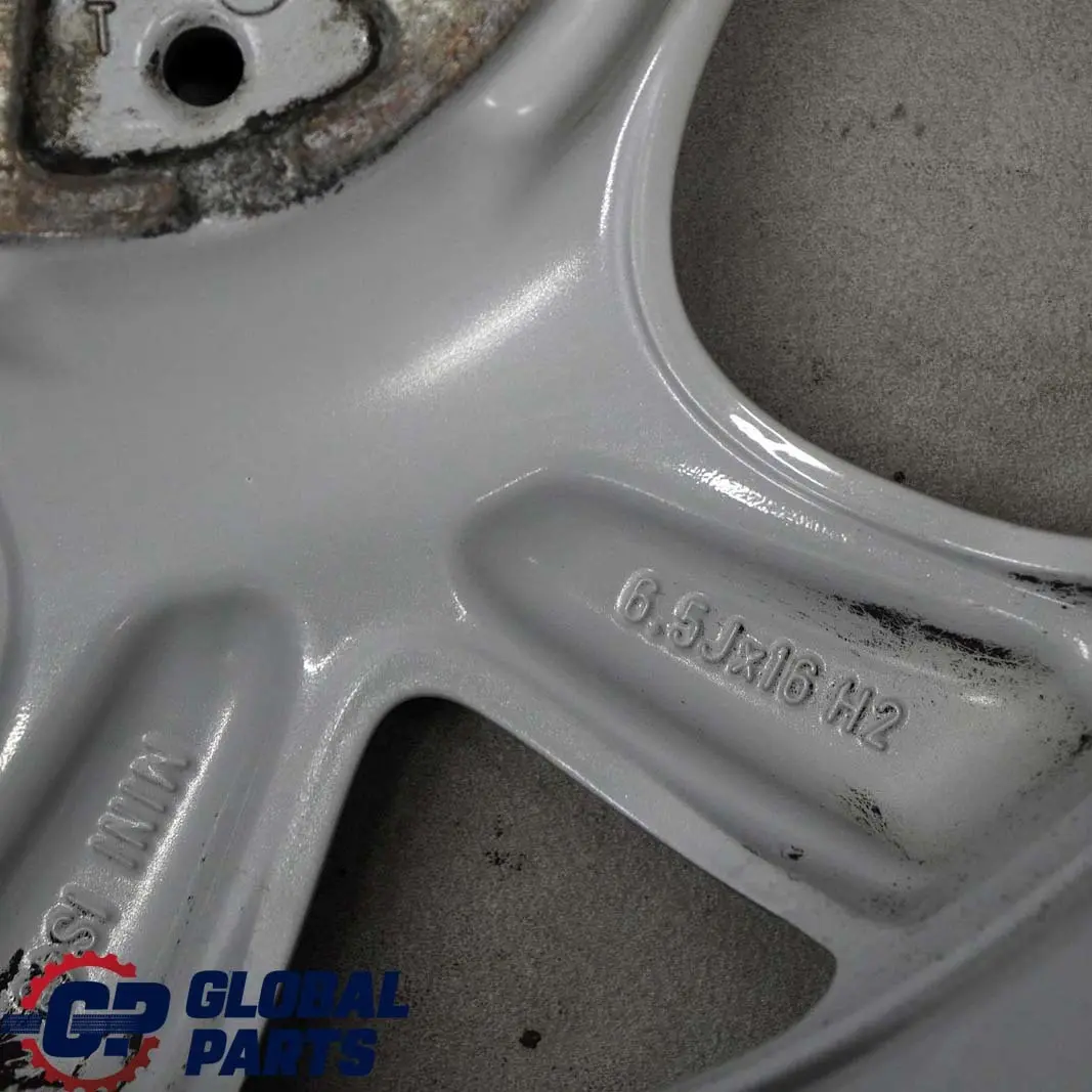 Alloy Rim 16" 6,5J ET:48 4 Hole Circular Spoke 120 to Mini Cooper R55 R56 Wheel with Part number 6791942 Mini Cooper R55 R56 Wheel Alloy Rim 16" 6,5J ET:48 4 Hole Circular Spoke 120 - SKU 6791942-4 - Part number 6791942