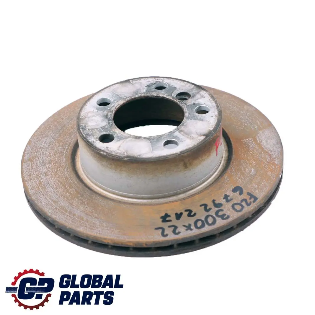 Front Left Right N/O/S Wheel Ventilated Brake Disc 300X22 to BMW F20 F30 F32 with Part number 6792217 BMW F20 F30 F32 Front Left Right N/O/S Wheel Ventilated Brake Disc 300X22 - SKU 6792217 - Part number 6792217