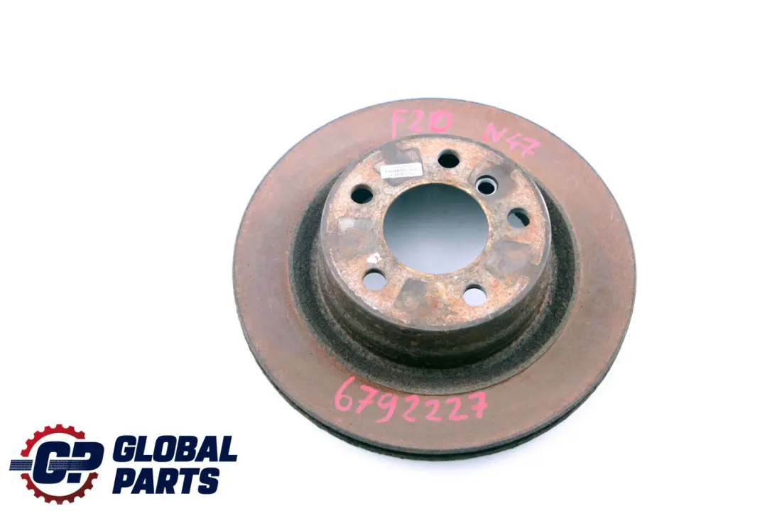 Left / Right N/O/S Wheel Brake Disc 300X20 to BMW 1 3 Series E90 F20 F30 Rear with Part number 6792227 BMW 1 3 Series E90 F20 F30 Rear Left / Right N/O/S Wheel Brake Disc 300X20 - SKU 6792227 - Part number 6792227