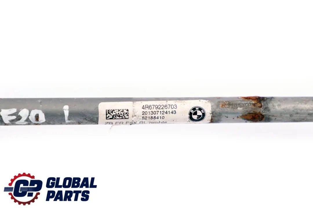 BMW F30 F31 Tubo Guia Palanca Freno De Mano Derecha Frenos - SKU 6792267 - Número de pieza 6792267