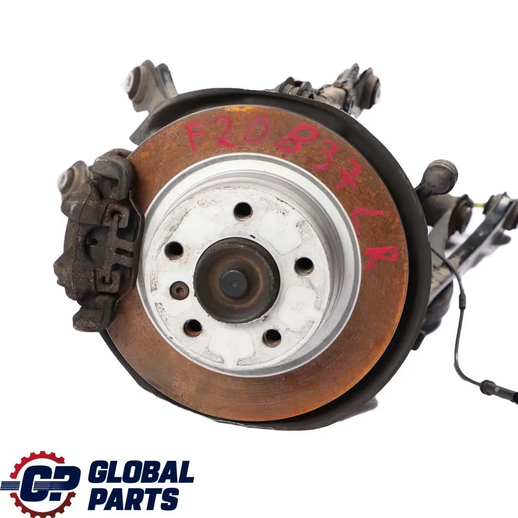 BMW 1 F20 LCI 116d B37 Hinten Links Federbein Radnabe Bremssattel