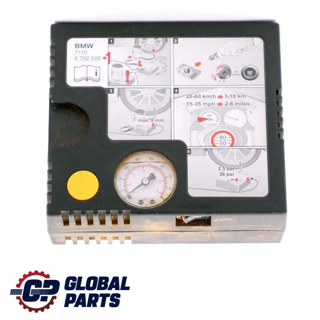 5er 1 E60 E81 E90 F10 F11 Mobilitätssystem Reifenkompressor für BMW 1 3 mit Teilenummer 6792688 BMW 1 3 5er 1 E60 E81 E90 F10 F11 Mobilitätssystem Reifenkompressor - SKU 6792688-1 - Teilenummer 6792688