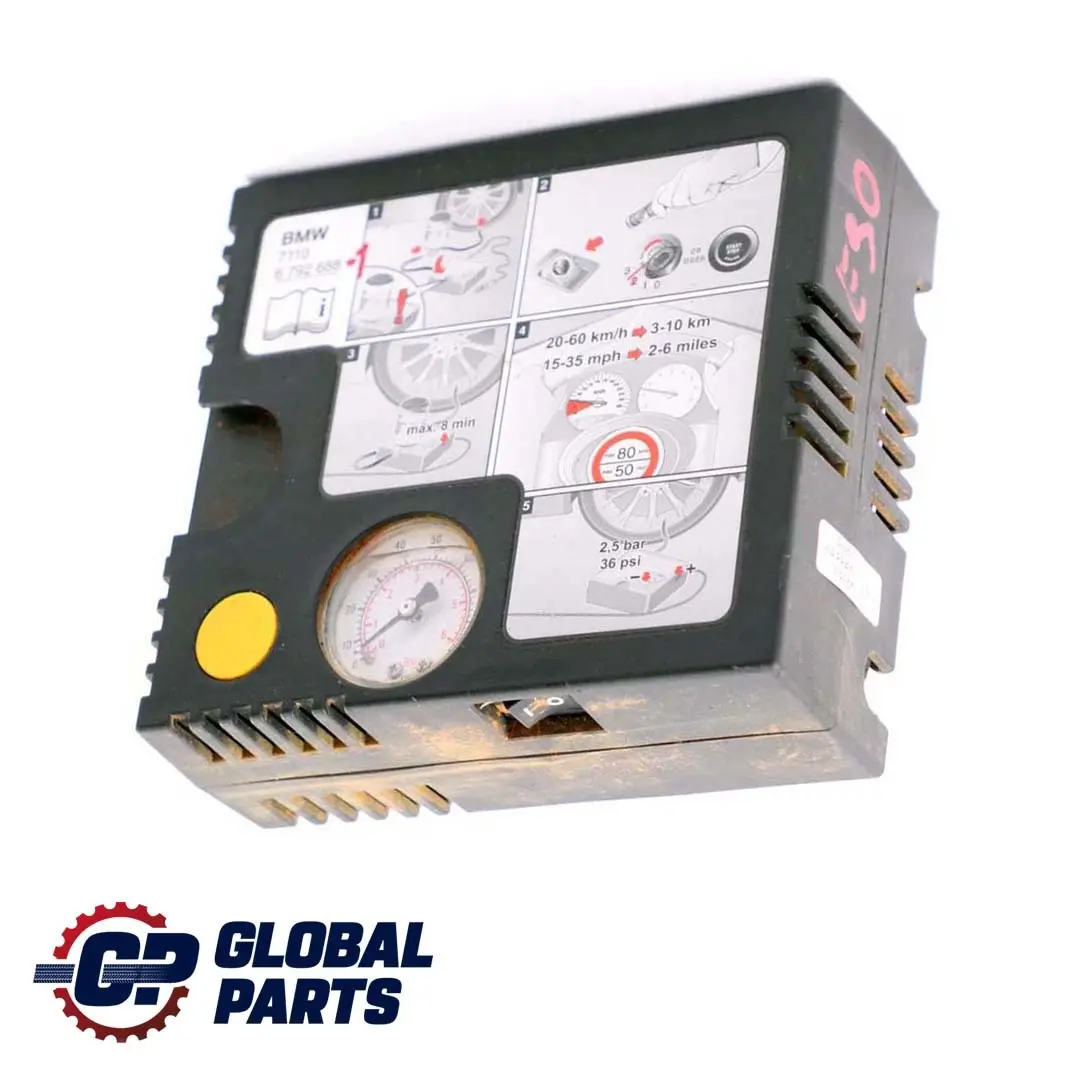 Sistema di mobilità Compressore pneumatici per BMW E60 E81 E90 F10 F11 con numero di parte 6792688 BMW E60 E81 E90 F10 F11 Sistema di mobilità Compressore pneumatici - SKU 6792688-1 - Numero di parte 6792688