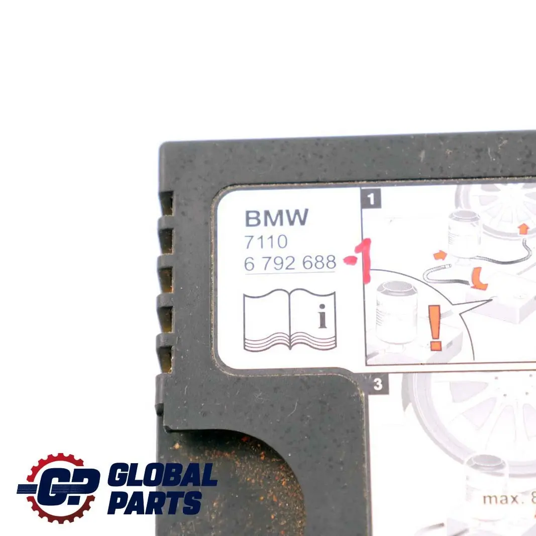 Sistema de Movilidad Compresor de Neumáticos para BMW E60 E81 E90 F10 F11 con número de pieza 6792688 BMW E60 E81 E90 F10 F11 Sistema de Movilidad Compresor de Neumáticos - SKU 6792688-1 - Número de pieza 6792688