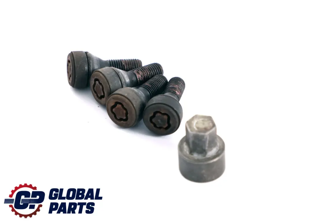 BMW E46 E60 E61 E81 E82 E87 E90 E91 E92 E93 Wheel Bolt Black Thread Nut With Key - SKU 6792849-1 - Part number 6792849