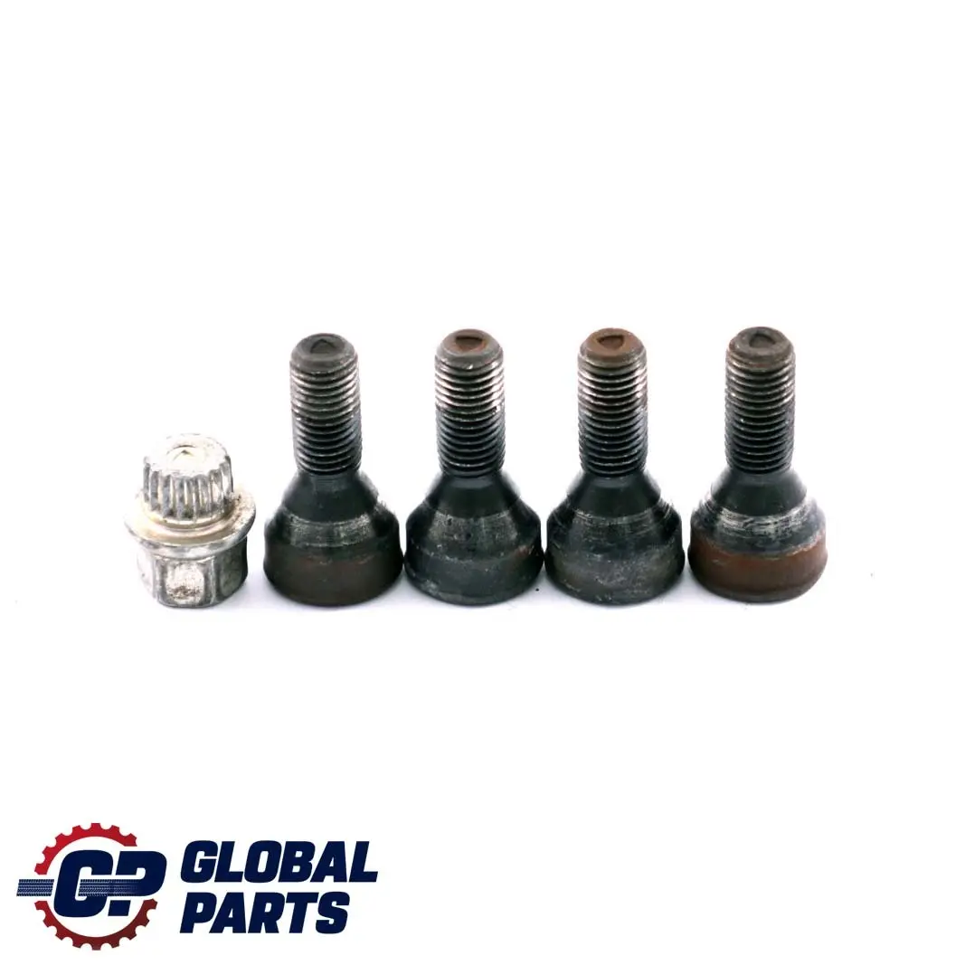 BMW E46 E60 E61 E81 E82 E87 E90 E91 E92 E93 Wheel Bolt Black Thread Nut With Key - SKU 6792849-1 - Part number 6792849