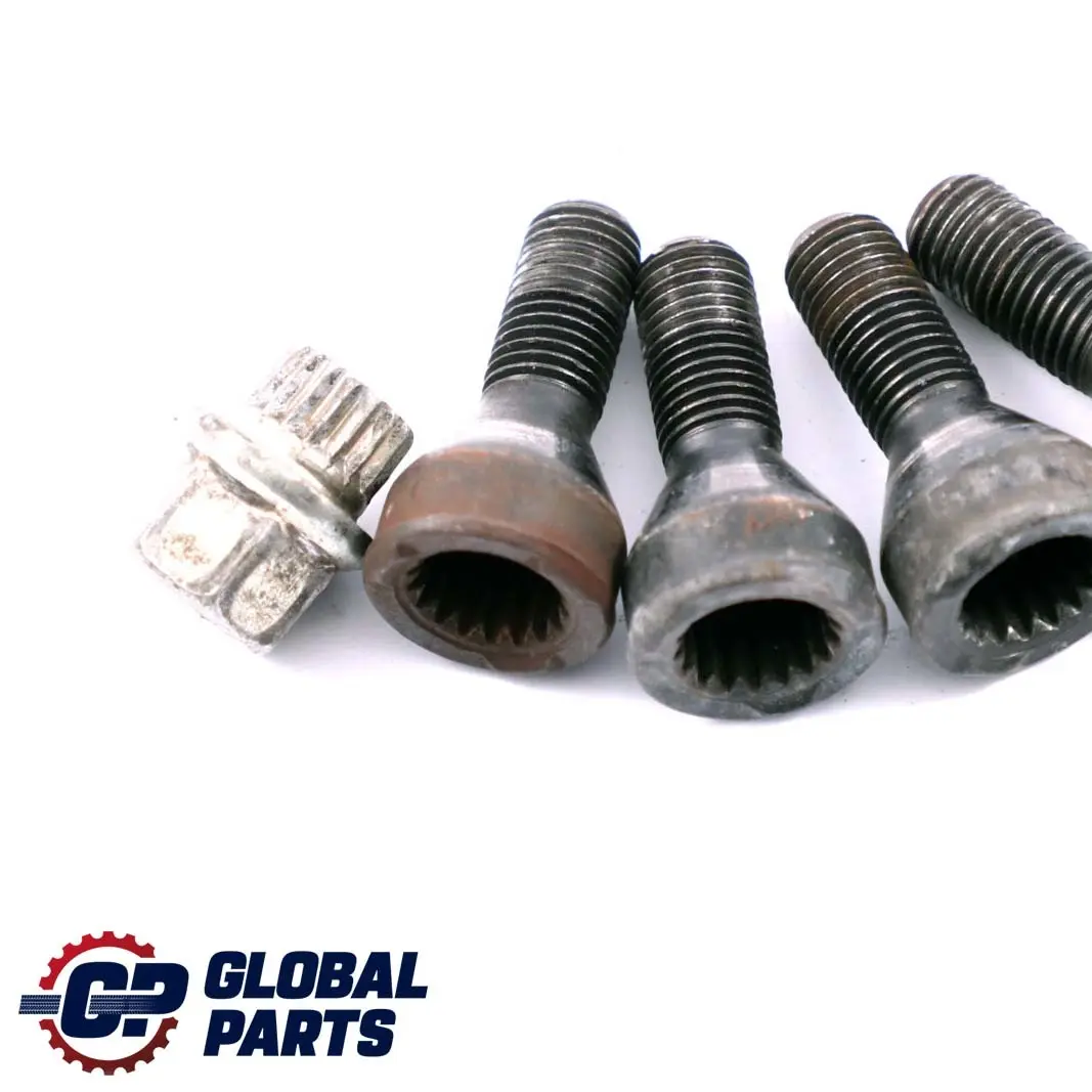 BMW E46 E60 E61 E81 E82 E87 E90 E91 E92 E93 Wheel Bolt Black Thread Nut With Key - SKU 6792849-1 - Part number 6792849