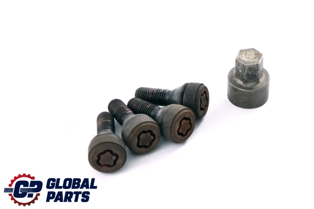 BMW E60 E61 E81 E87 E90 Bullone Ruota Dado Filettato Nero Con Chiave - SKU 6792849 - Numero di parte 6792849