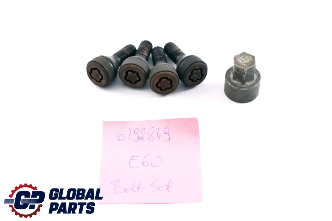 BMW E60 E61 E81 E87 E90 Bullone Ruota Dado Filettato Nero Con Chiave - SKU 6792849 - Numero di parte 6792849
