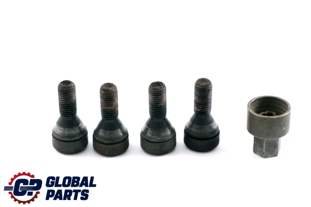 Bullone Ruota Dado Filettato Nero Con Chiave per BMW E60 E61 E81 E87 E90 con numero di parte 6792849 BMW E60 E61 E81 E87 E90 Bullone Ruota Dado Filettato Nero Con Chiave - SKU 6792849 - Numero di parte 6792849