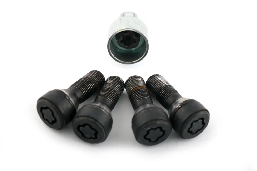 BMW F10 F11 F20 F21 F30 F31 X5 E70 F15 Set Locking Wheel Bolt Locks Security Nut - SKU 6792851 - Part number 6792851