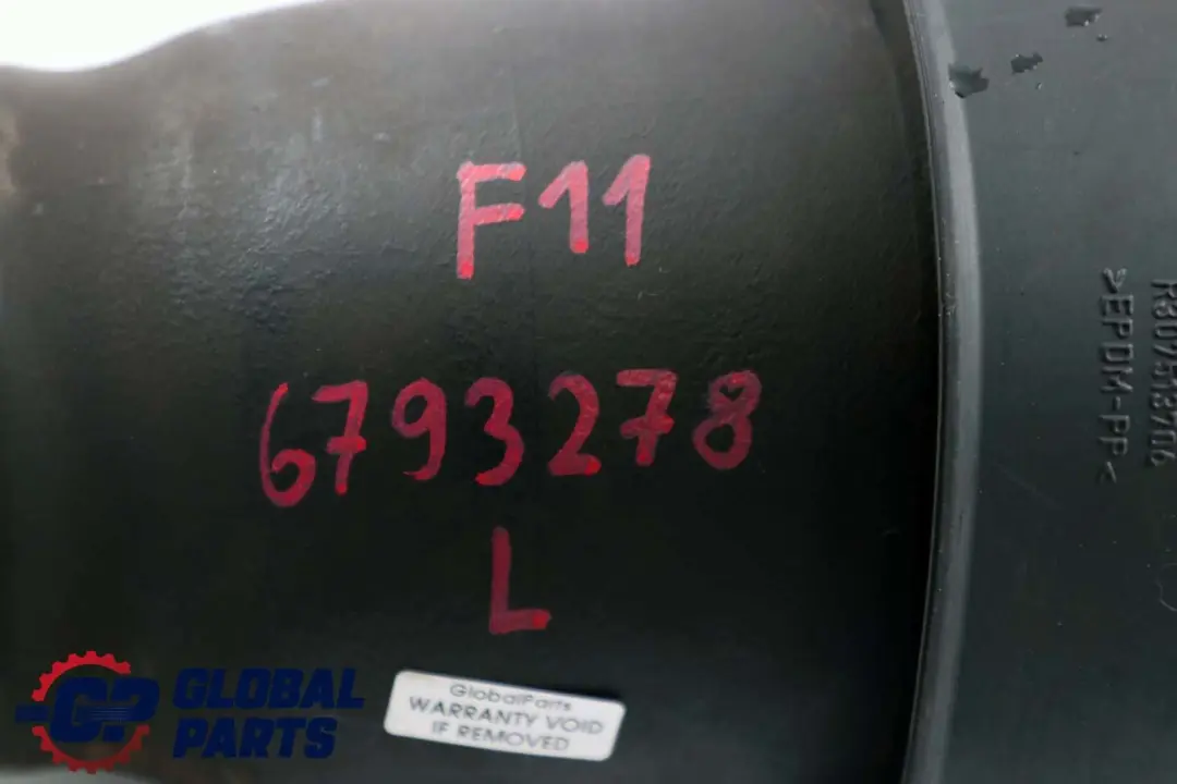 Pneumatic Spring Air Intake Tube Left N/S Rear Axle to BMW 5 Series F11 with Part number 6793277 BMW 5 Series F11 Pneumatic Spring Air Intake Tube Left N/S Rear Axle - SKU 6793277 - Part number 6793277