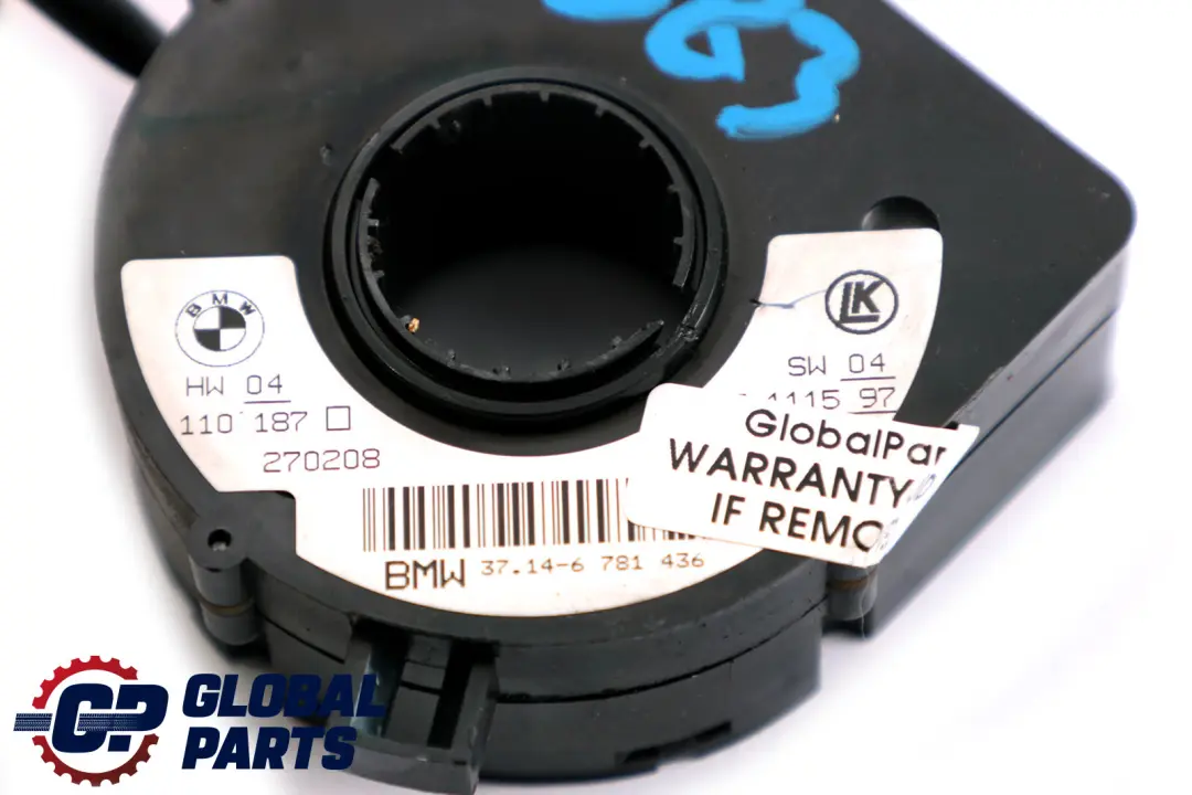 BMW E46 E39 X5 E53 X3 E83 Mini Cooper R50 R53 Steering Angle Sensor - SKU 6793632 - Part number 6760232