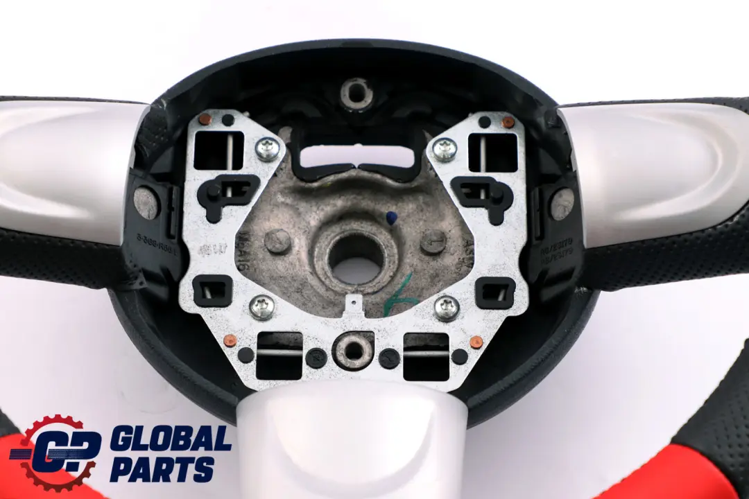 BMW Mini Cooper R55 R56 R60 NEW Black / Red Leather Sport Steering Wheel 3 Spoke - SKU 6794624-2 - Part number 6794624