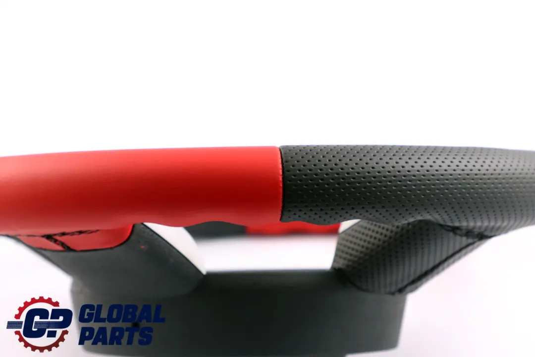 BMW Mini Cooper R55 R56 R60 NEW Black / Red Leather Sport Steering Wheel 3 Spoke - SKU 6794624-2 - Part number 6794624