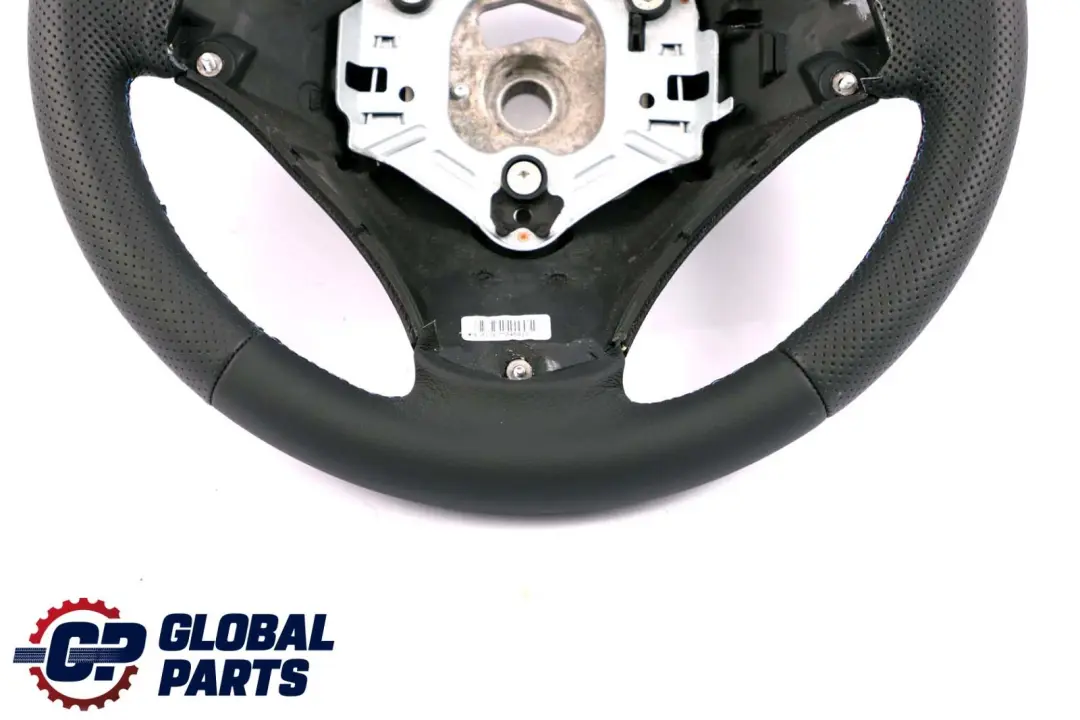 Leather M-Sport Look Steering Wheel Tricolored Threads to BMW E81 E87 E90 E91 NEW with Part number 6795570 BMW E81 E87 E90 E91 NEW Leather M-Sport Look Steering Wheel Tricolored Threads - SKU 6795570-15 - Part number 6795570