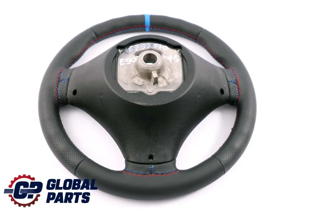 BMW E81 E87 E90 E91 NEW Leather M-Sport Look Steering Wheel Tricolored Threads - SKU 6795570-15 - Part number 6795570