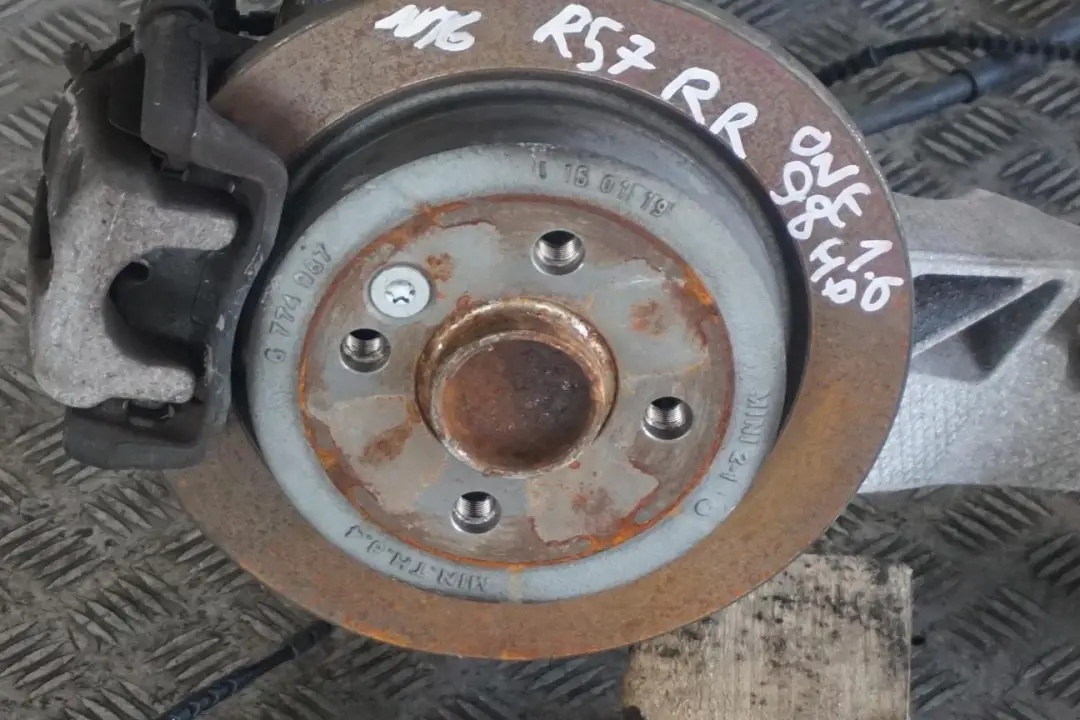 98hp Längslenker Bremsscheibe Hinten Rechts für Mini R57 Cabrio One N16 mit Teilenummer 6795660 Mini R57 Cabrio One N16 98hp Längslenker Bremsscheibe Hinten Rechts - SKU 6795660-4 - Teilenummer 6795660