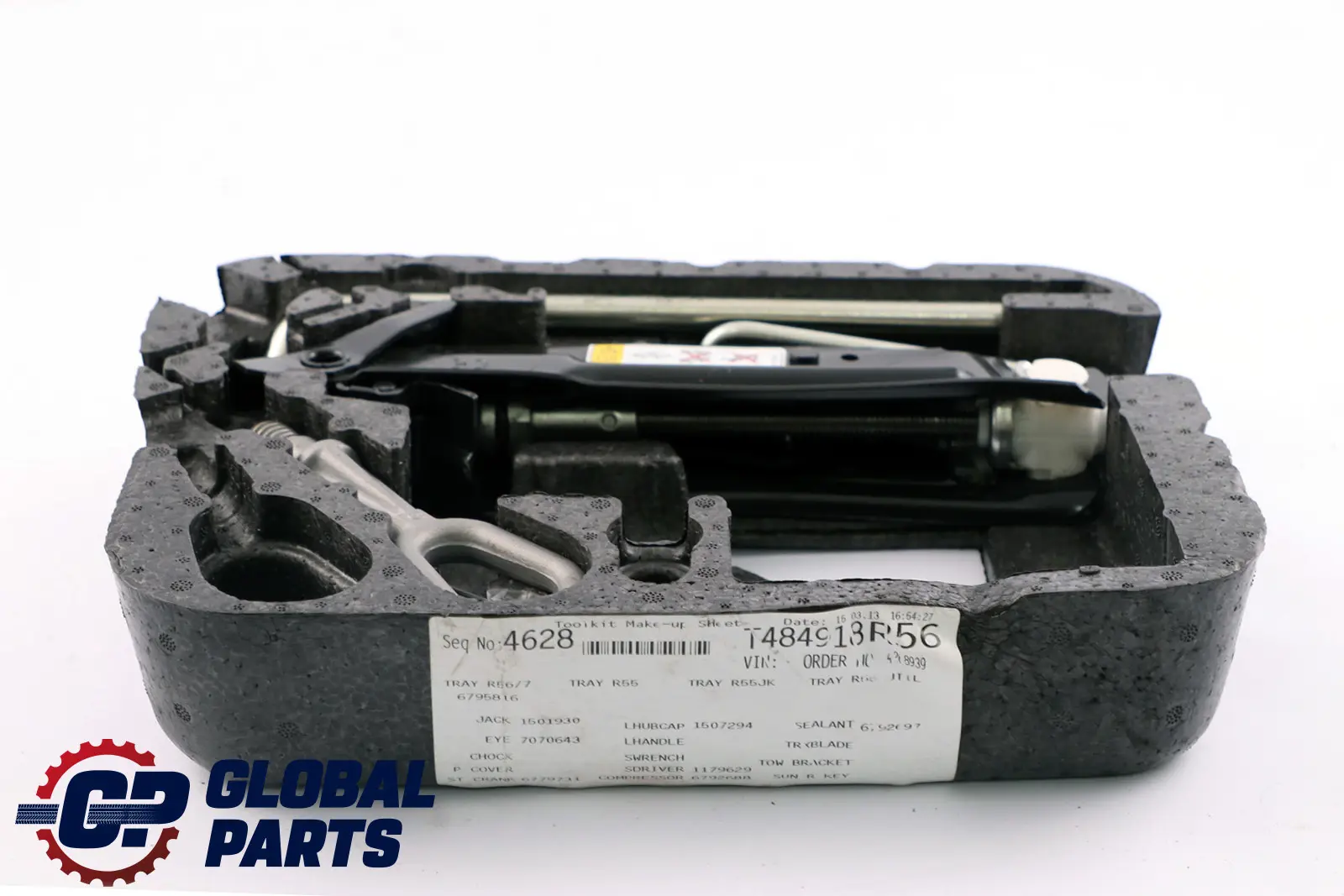 Mini Cooper R56 R57 LCI Ruota Scorta Vassoio Porta Attrezzi Sistema Mobilit?