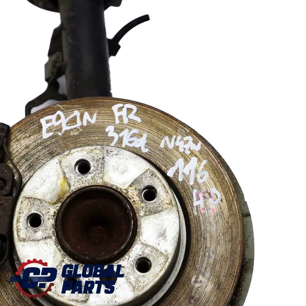 BMW E90 LCI 316d N47N Suspension Delantera Derecha Spring Strut Leg - SKU 6796156-1 - Número de pieza 6796155