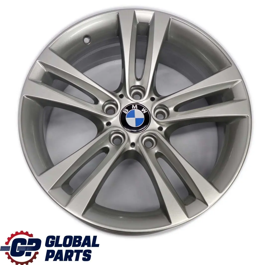 BMW F30 F31 F32 F33 F34 Silver Wheel Alloy Rim 18" Double Spoke 397 ET:34 8J - SKU 6796247 - Part number 6796247