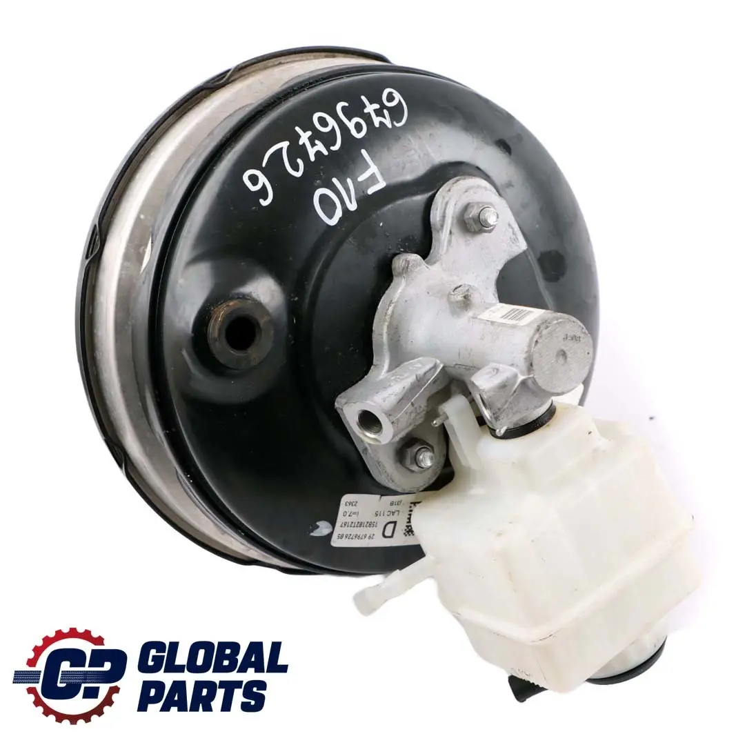 Servo Cylindre Frein BMW F10 F11 Unité Principale Servofrein pour à propos du numéro de pièce 6796726 Servo Cylindre Frein BMW F10 F11 Unité Principale Servofrein - SKU 6796726 - Numéro de pièce 6796726