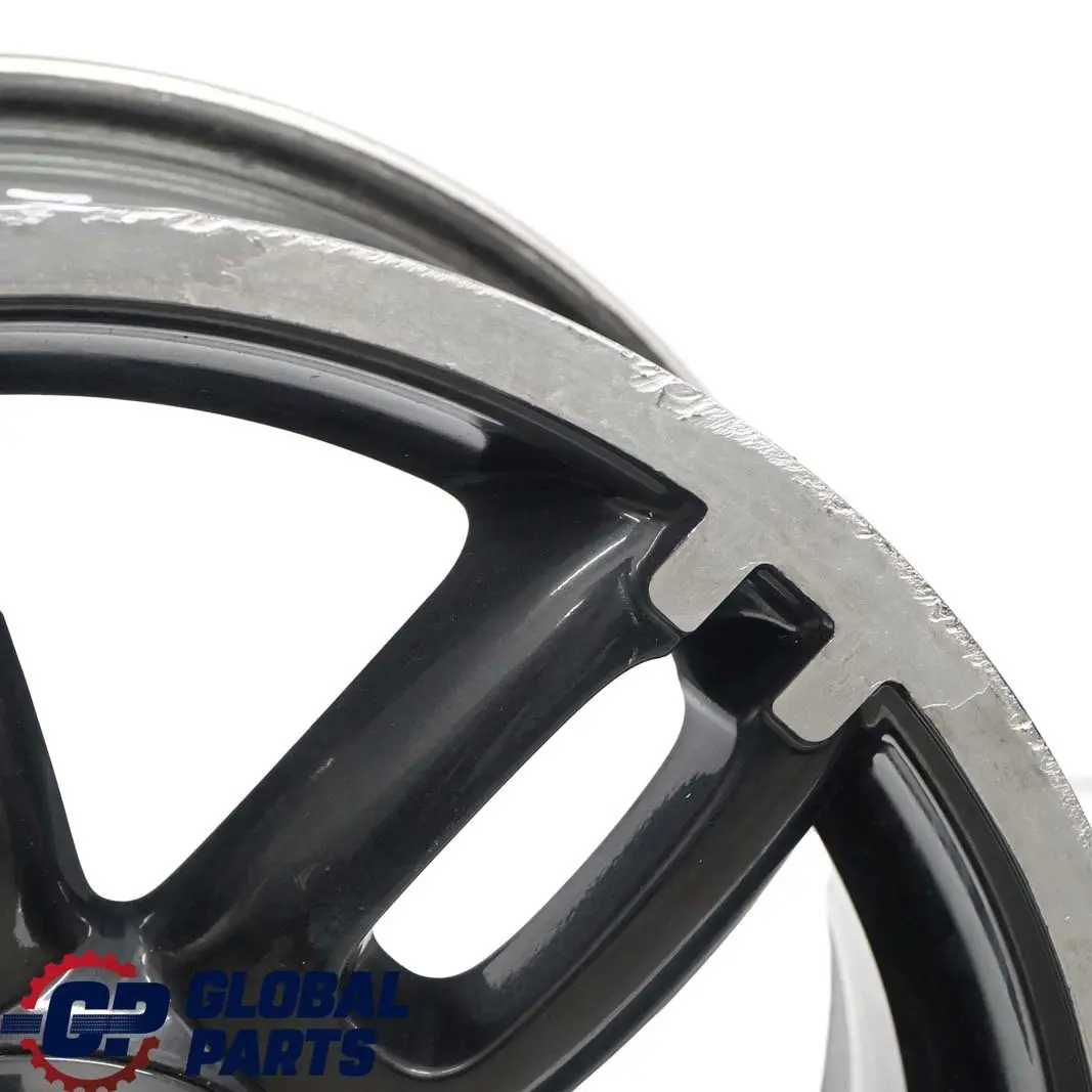 Mini Cooper One R55 R56 R57 Black Wheel Alloy Rim 17" 7J ET:48 Twin Spoke 128 - SKU 6798721-1 - Part number 6798721