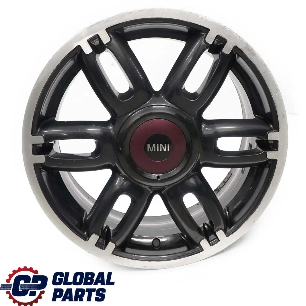 Alloy Rim 17" 7J ET:48 Twin Spoke 128 to Mini Cooper One R55 R56 R57 Black Wheel with Part number 6798721 Mini Cooper One R55 R56 R57 Black Wheel Alloy Rim 17" 7J ET:48 Twin Spoke 128 - SKU 6798721-1 - Part number 6798721