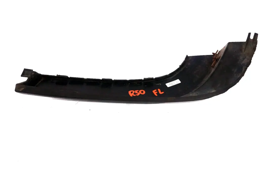 BMW Mini Cooper R50 Front Bumper Lower Left Spoiler Trim Strip Cover N/S - SKU 6800134 - Part number 6800134