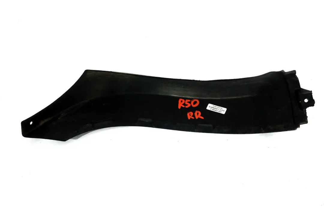 Paraurti posteriore destro Spoiler Arco ruota per Mini R50 con numero di parte 6800203 Mini R50 Paraurti posteriore destro Spoiler Arco ruota - SKU 6800203 - Numero di parte 6800203
