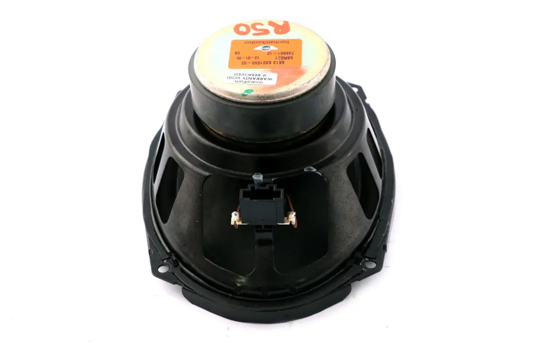 Haut-Parleur Arriere Harman Kardon pour Mini Cabriolet R52 à propos du numéro de pièce 6801095 Mini Cabriolet R52 Haut-Parleur Arriere Harman Kardon - SKU 6801095 - Numéro de pièce 6801095