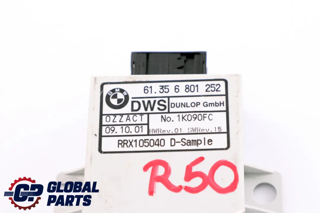 Mini Cooper One R50 R53 Centralina Pressione Pneumatico Rpa 3611 - SKU 6801252 - Numero di parte 6801252
