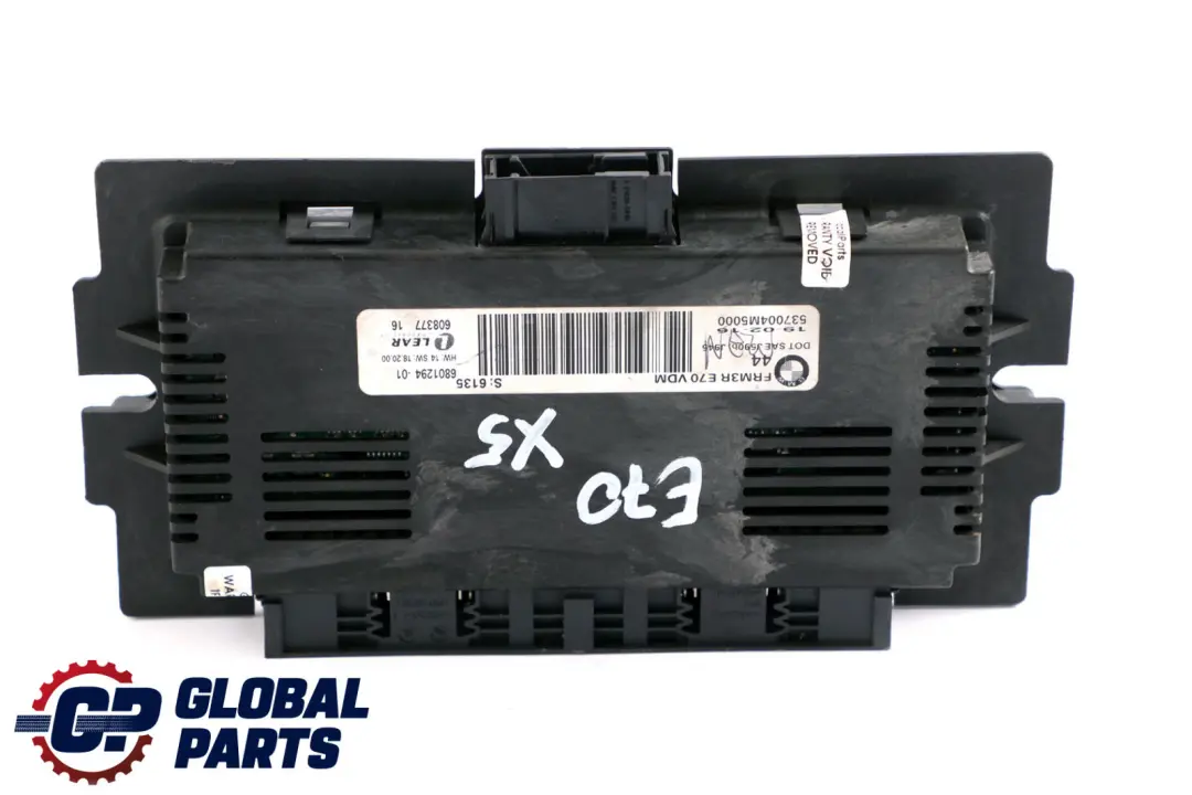BMW X5 E70 Footwell Light Control Module Unit LEAR FRM3R VDM - SKU 6801294 - Numéro de pièce 6801294