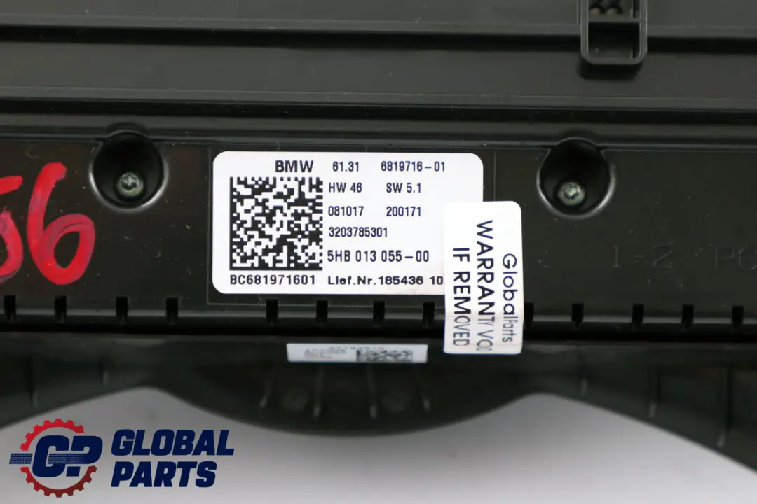 Conditioning Control to BMW Mini Cooper F55 F56 F57 Automatic Air with Part number 6819716 BMW Mini Cooper F55 F56 F57 Automatic Air Conditioning Control - SKU 6819716 - Part number 6819716