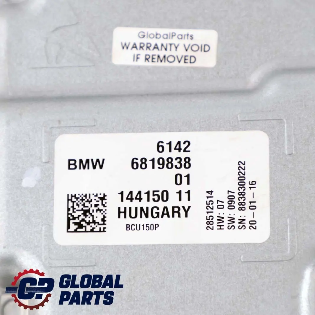 BMW F30 LCI G11 G30 High Voltage Battery Charging Unit Module - SKU 6819838 - Part number 6819838