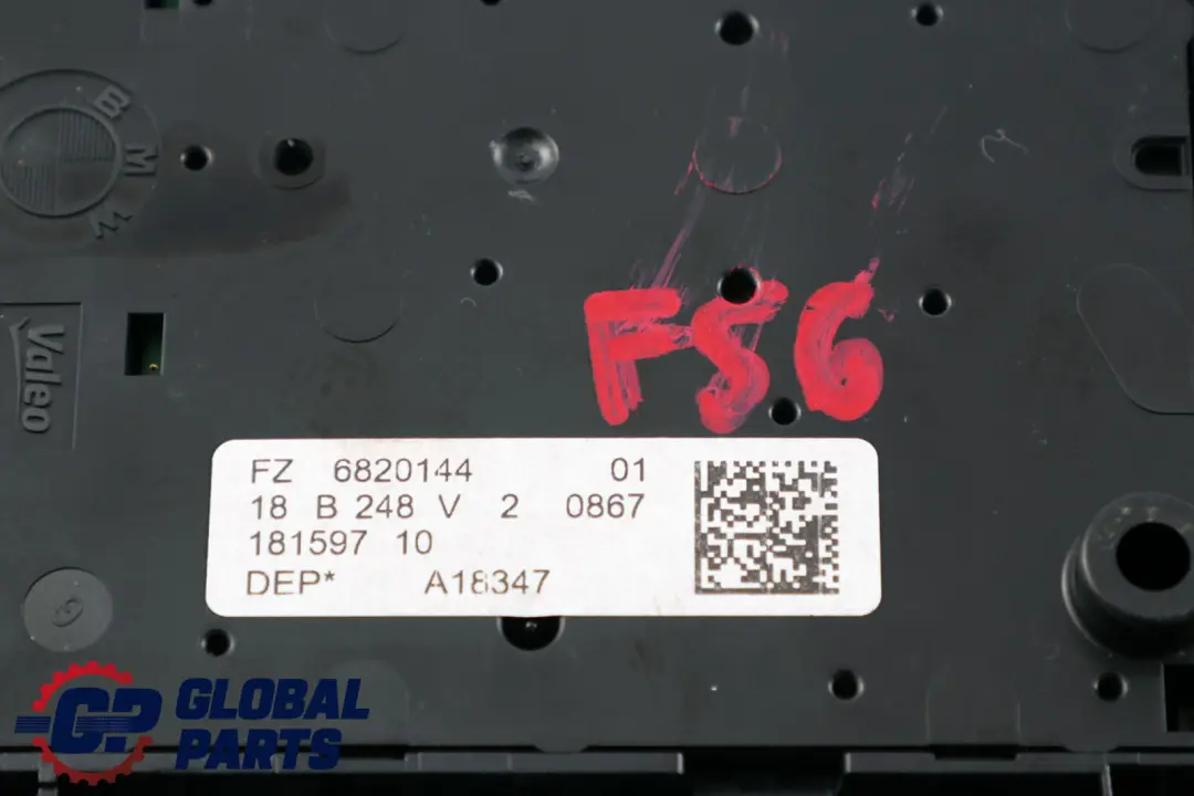 Interrupteur de feux de toit arrière central 6820144 pour Mini Cooper One F55 F56 à propos du numéro de pièce 9391926 Mini Cooper One F55 F56 Interrupteur de feux de toit arrière central 6820144 - SKU 6820144-1 - Numéro de pièce 9391926