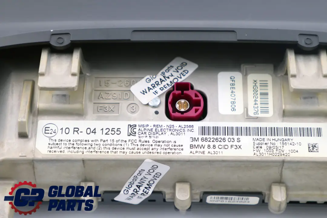 Ecran D'Affichage BMW F30 F31 F32 F33 Central Information 8,8" pour à propos du numéro de pièce 6822626 Ecran D'Affichage BMW F30 F31 F32 F33 Central Information 8,8" - SKU 6822626 - Numéro de pièce 6822626