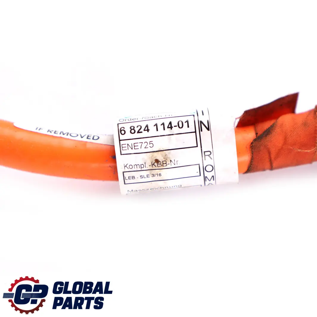 Câble de chargement de batterie hybride haute tension pour BMW F30 LCI 330e à propos du numéro de pièce 6824114 BMW F30 LCI 330e Câble de chargement de batterie hybride haute tension - SKU 6824114 - Numéro de pièce 6824114