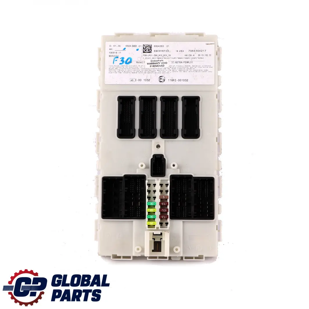 Modulo Unità di Controllo FEM per BMW 1 2 3 4 F20 F21 F22 F30 F31 F32 F36 con numero di parte 6824383 BMW 1 2 3 4 F20 F21 F22 F30 F31 F32 F36 Modulo Unità di Controllo FEM - SKU 6824383 - Numero di parte 6824383