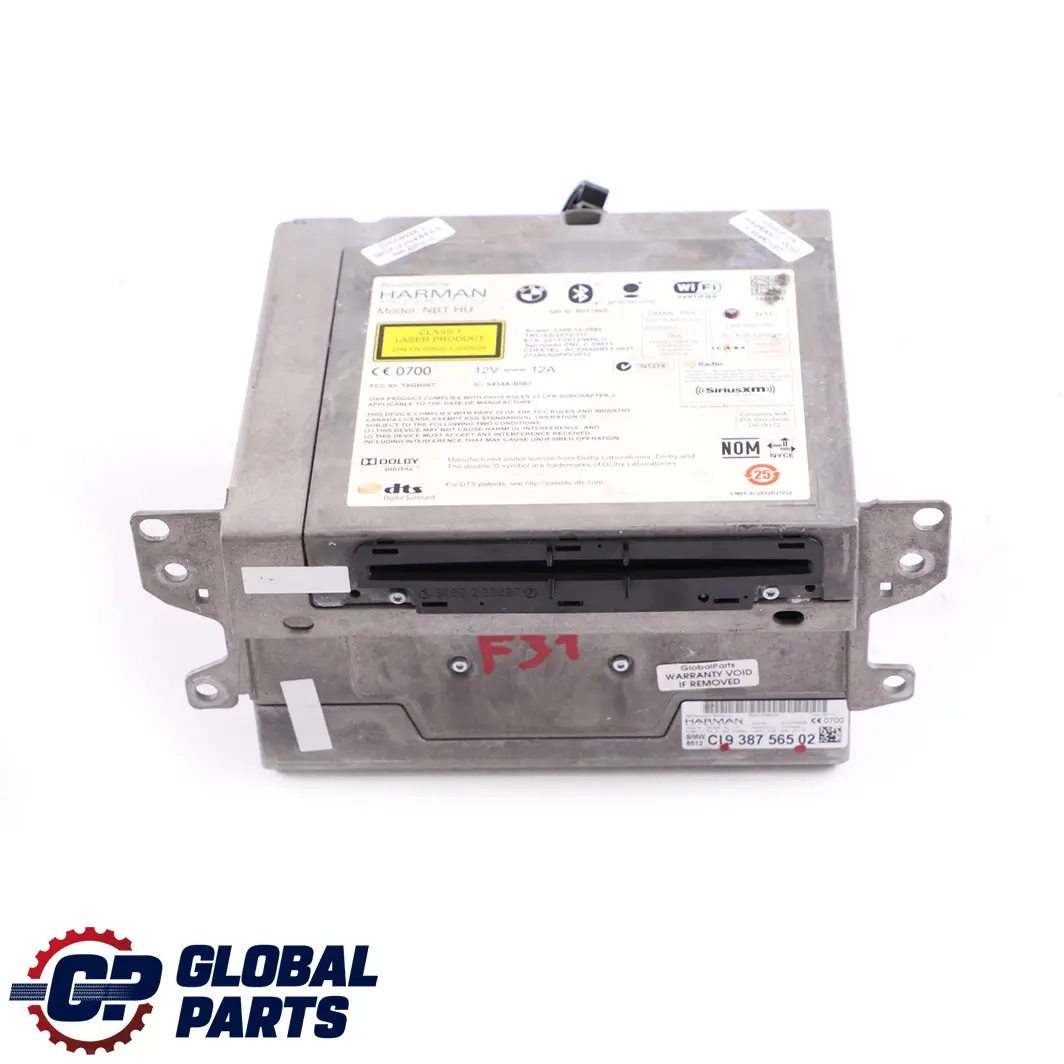 Navigation Sat Nav Head Unit High 9387565 to BMW F10 F20 F22 F30 with Part number 6826790 BMW F10 F20 F22 F30 Navigation Sat Nav Head Unit High 9387565 - SKU 6826790 - Part number 6826790