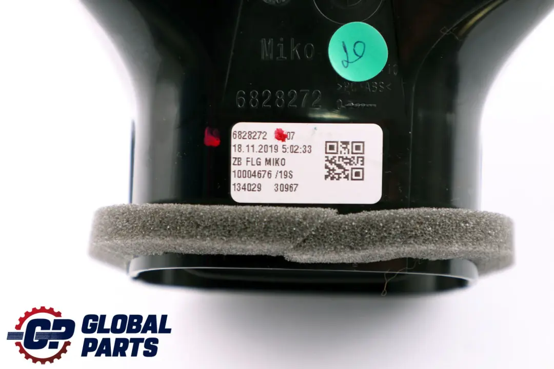 BMW F40 Hintere Mittelkonsole Frischluftgitter Lüftungsgitter Schwarz - SKU 6828272 - Teilenummer 6828272