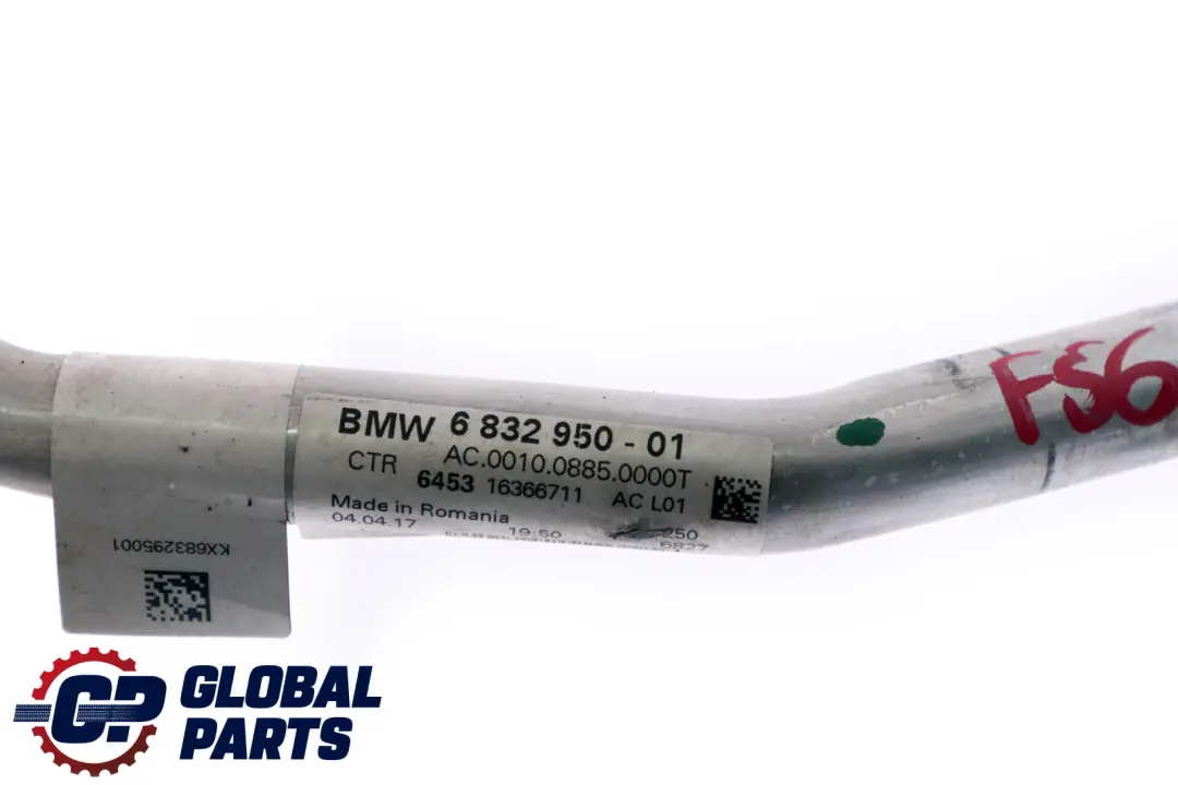 BMW Mini Cooper F55 F56 F57 Air Conditioning Suction Pipe Hose - SKU 6832950 - Part number 6832950
