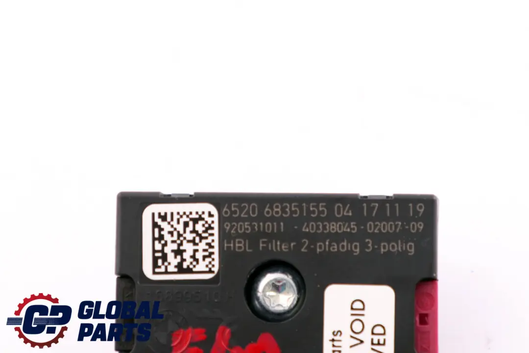 Radio Antenna Amplificatore Soppressione Filtro per BMW F40 F44 G20 con numero di parte 6835155 BMW F40 F44 G20 Radio Antenna Amplificatore Soppressione Filtro - SKU 6835155 - Numero di parte 6835155