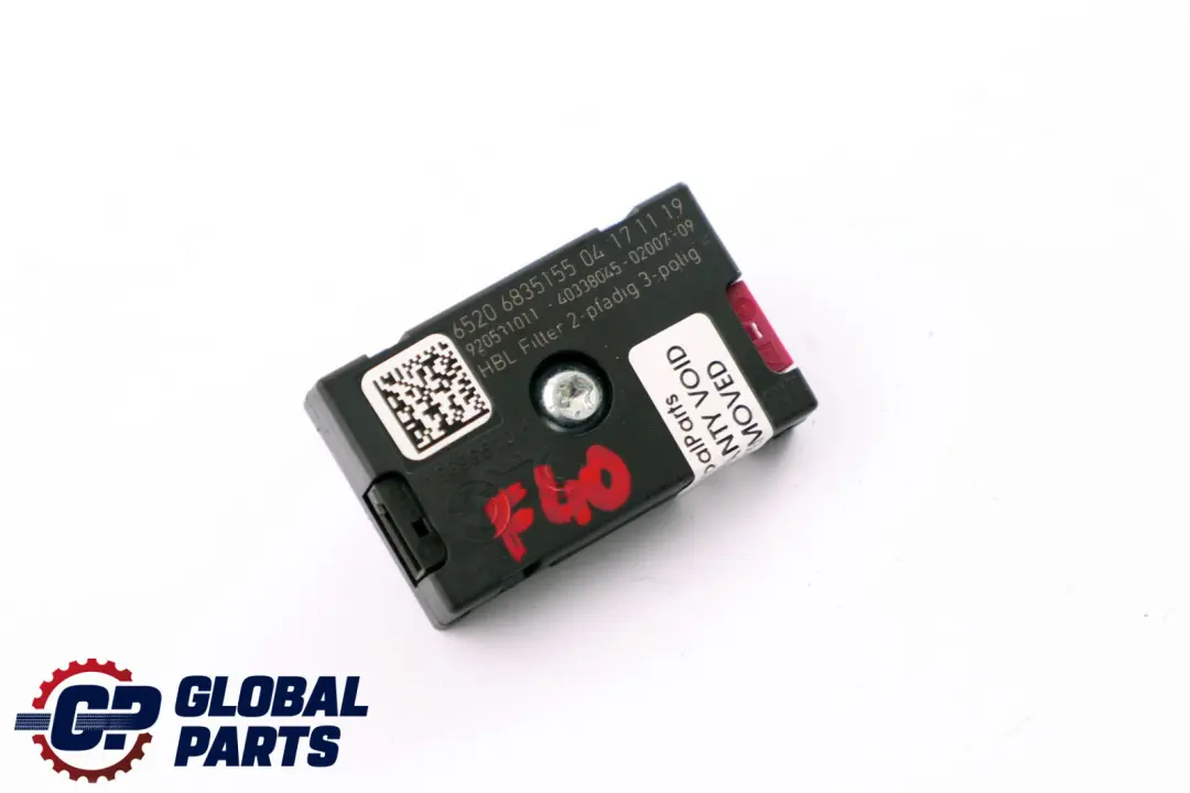 Filtr Przeciwzakłóceniowy do BMW F40 F44 G20 o numerze 6835155 BMW F40 F44 G20 Filtr Przeciwzakłóceniowy - SKU 6835155 - Numer Części 6835155